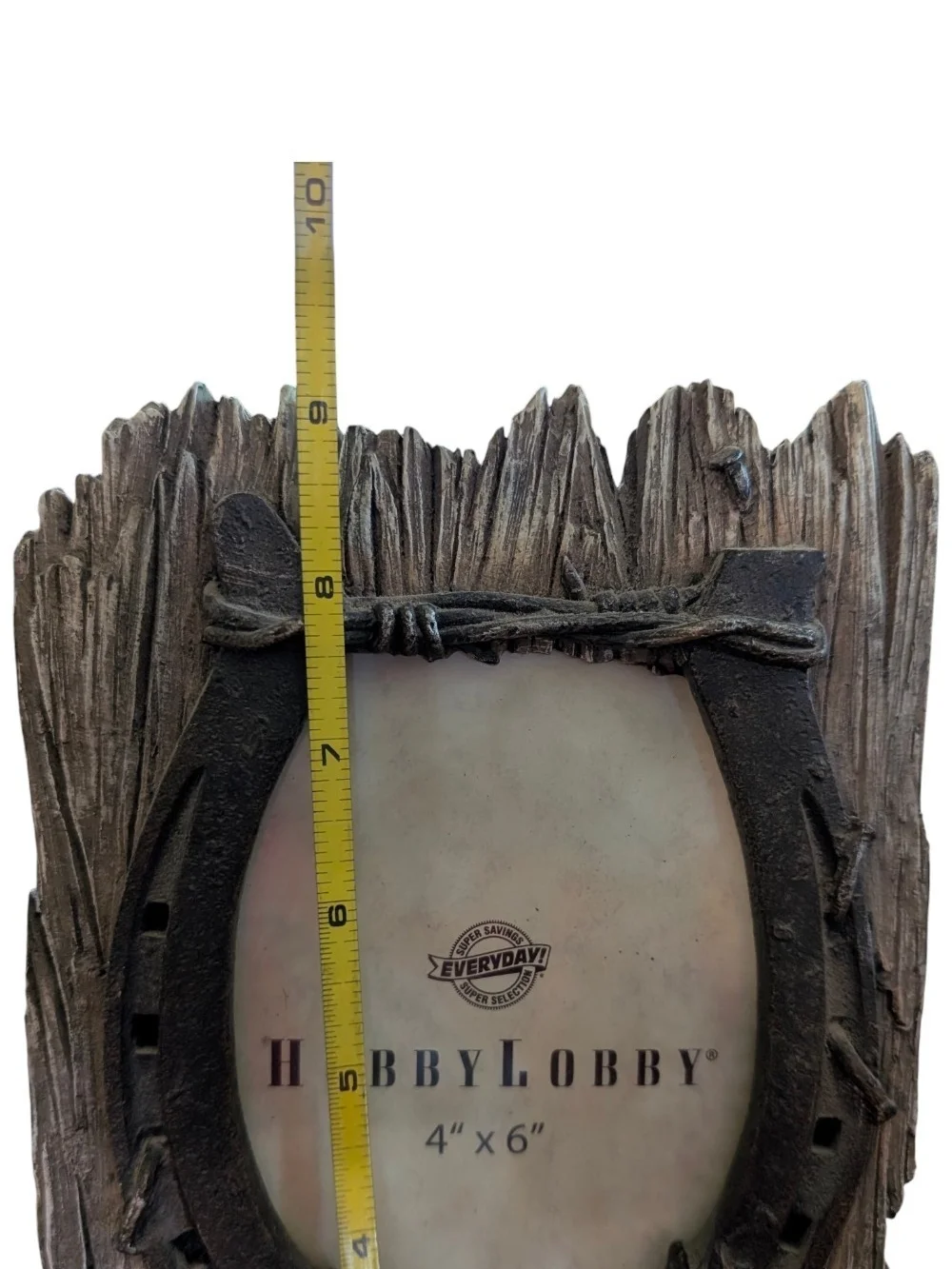 Hobby Lobby Rustic Horseshoe Photo Frame in Brown
